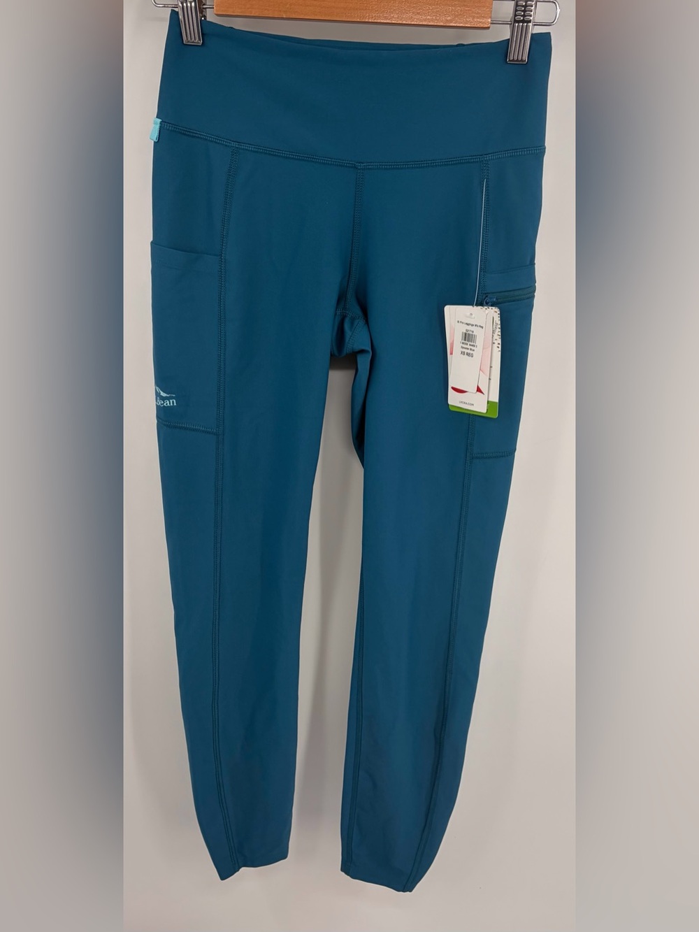 L.L. Bean insect shield pro legging deep water blue womens XS NWT outdoor hiking